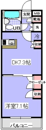 ユタカローズガーデンの物件間取画像